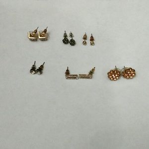 6 pairs assorted earrings (USED)